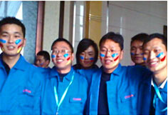 超前涂料90同學(xué)會(huì)現(xiàn)場！河南真石漆知名品牌